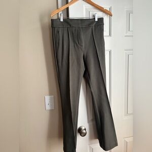 Loft Versa Green Ponte Flare Pants 6p